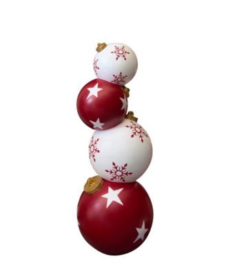 Balsam Hill Outdoor Stacked Christmas Ornaments