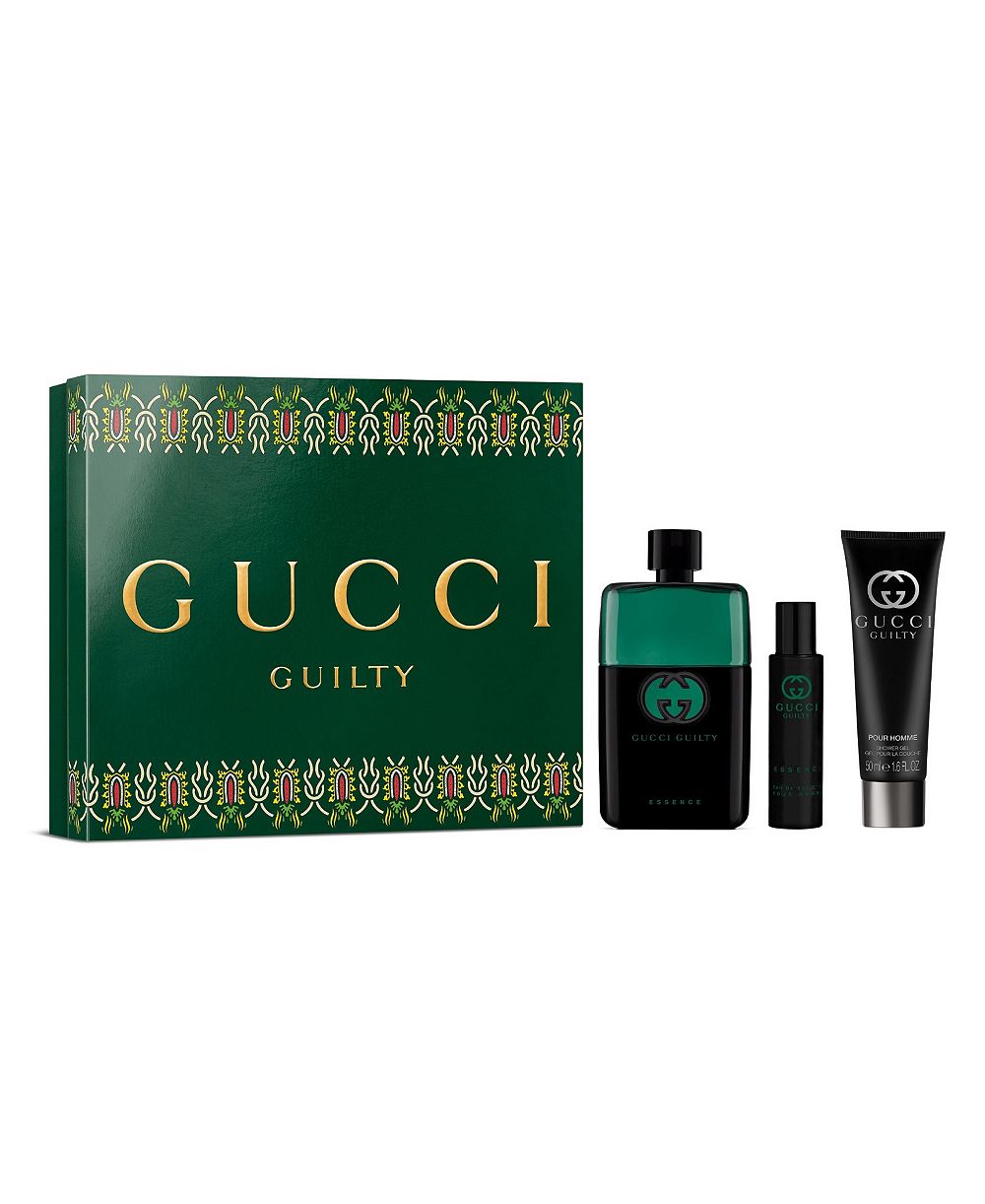 Gucci мужской подарочный набор из 3 предметов Guilty Pour Homme Eau de Toilette
