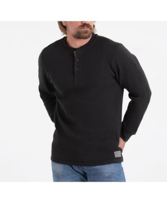 Legendary Whitetails Mens Double Layer Thermal Henley Long Sleeve Shirt