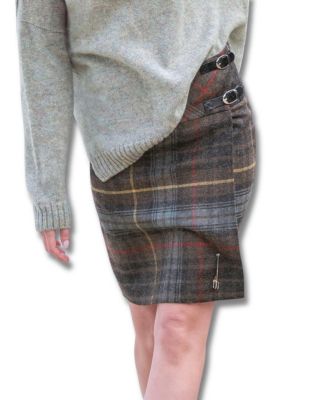 Женская шерстяная юбка в клетку Celtic & Co. The British Celt A-Line