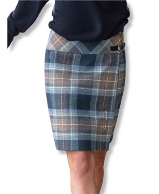 Blue ink tartan