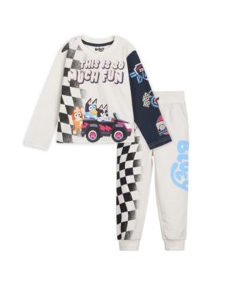 Комплект из футболки и брюк Bluey для малышей-мальчиков (6-12 to 2T-5T)