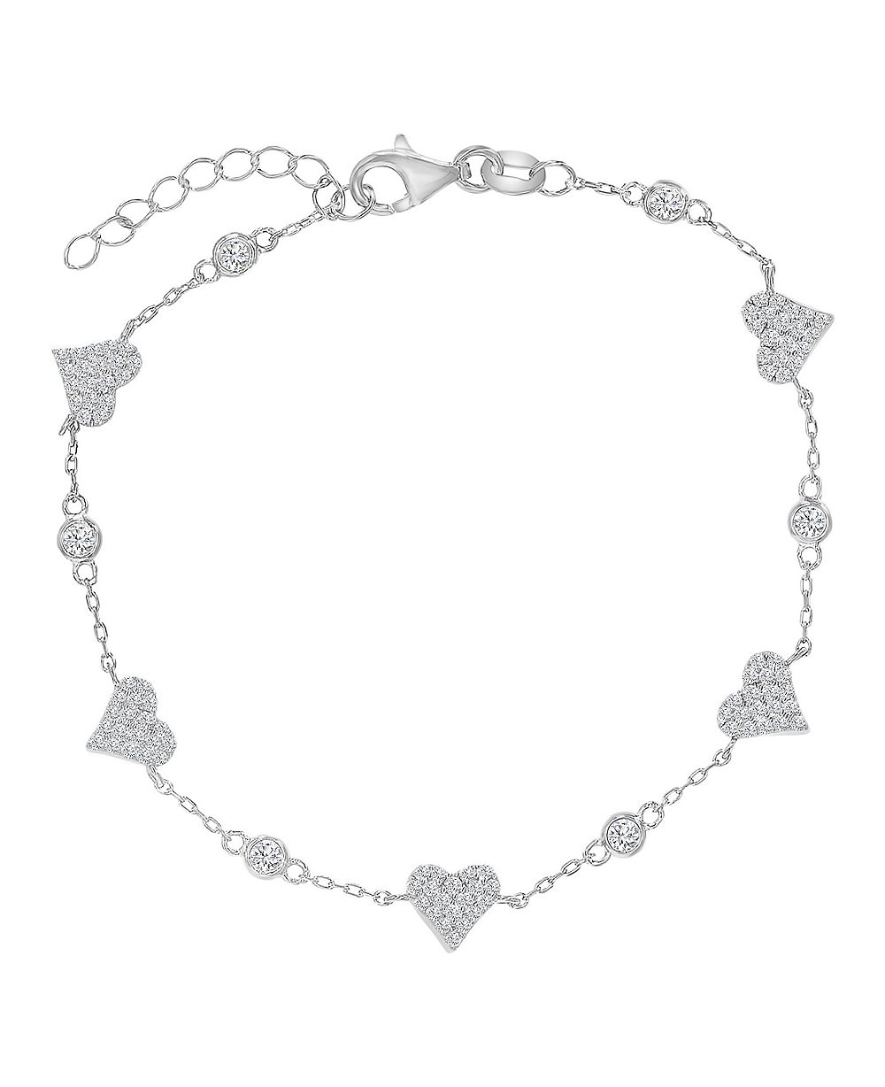 Браслет Macy's 14k Gold-Plated Casual Heart Fashion