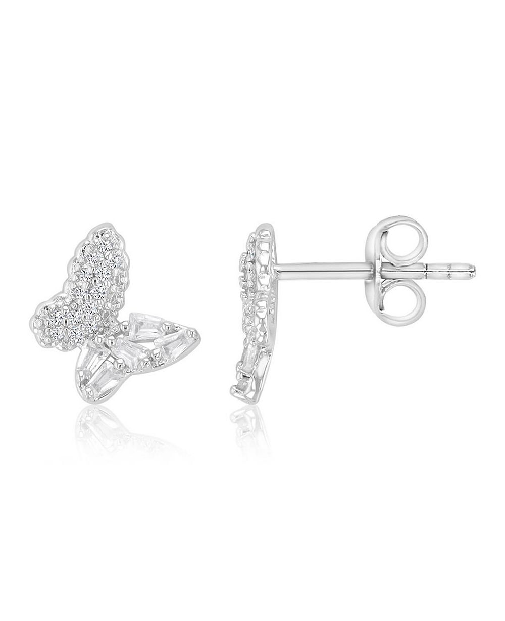 Серьги-бабочки Macy's с позолотой 14k
