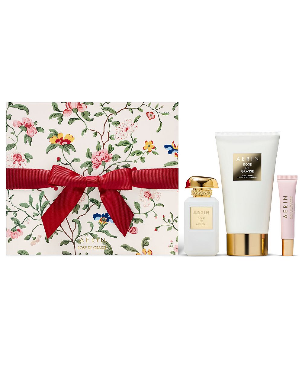 AERIN набор из 3 предметов с ароматом Rose de Grasse, подарочный