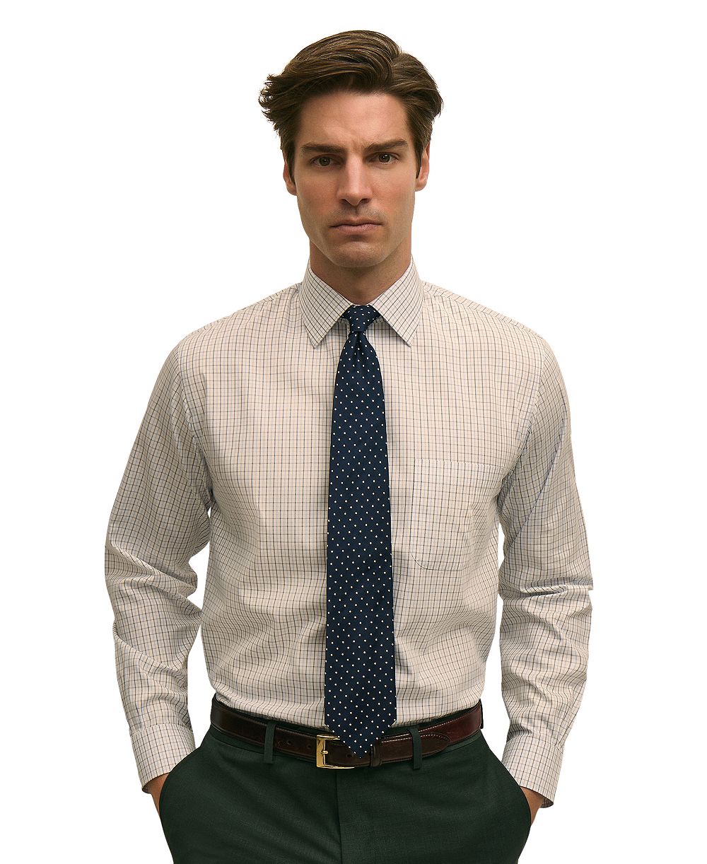 B By Brooks Brothers Мужская рубашка с воротником Spread