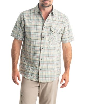 Green garden plaid