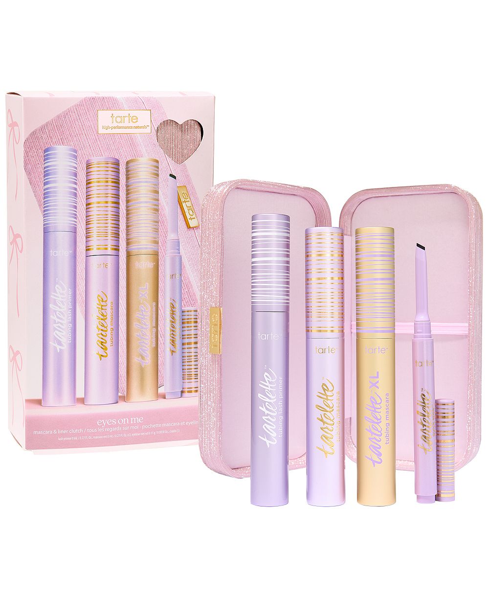 Tarte набор из 4 предметов: тушь и подводка для глаз Eyes On Me в клатче