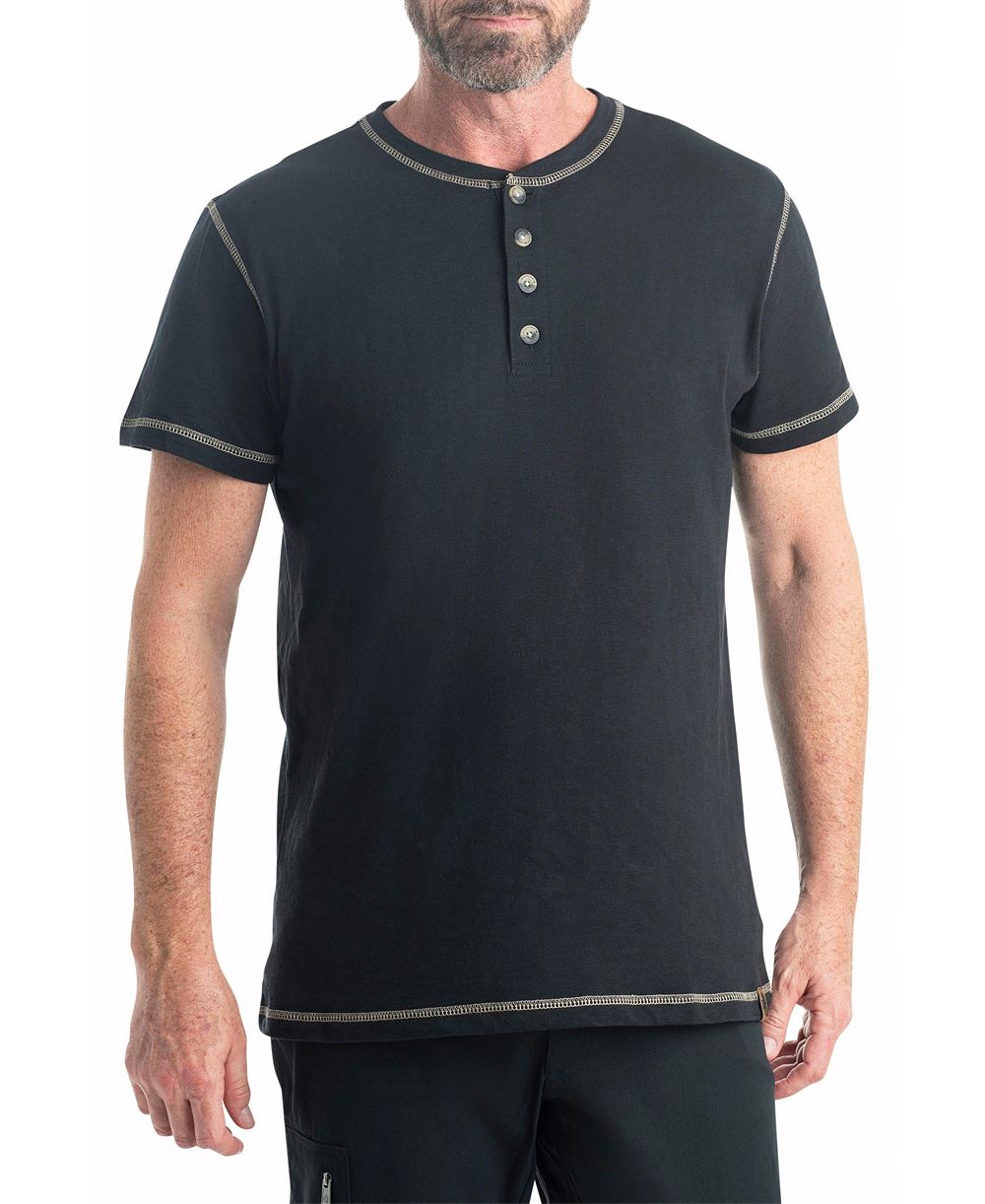 Мужская рубашка Legendary Whitetails Maverick Slub Henley с коротким рукавом