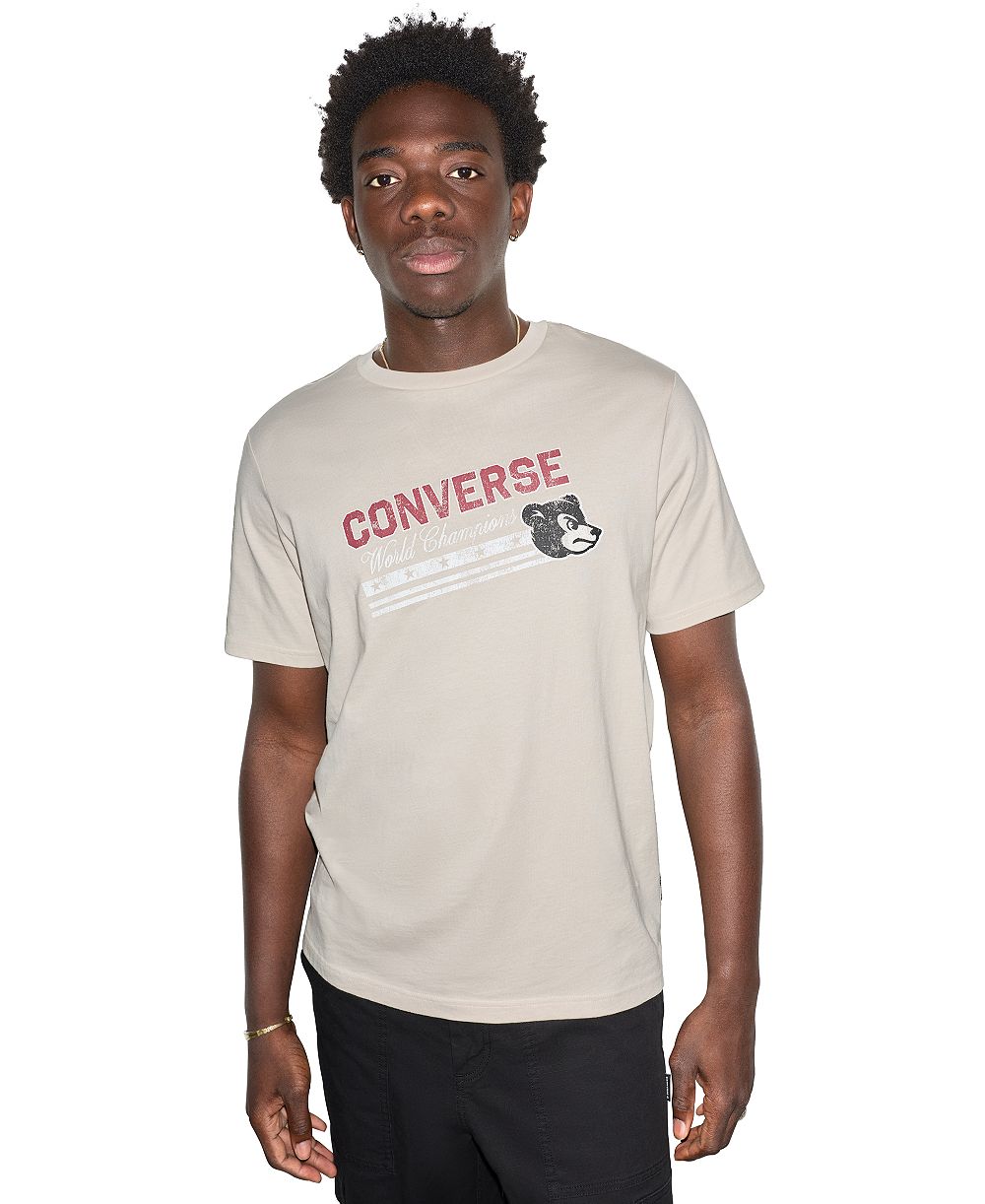 Converse Men's Fighting Bear Graphic T-Shirt