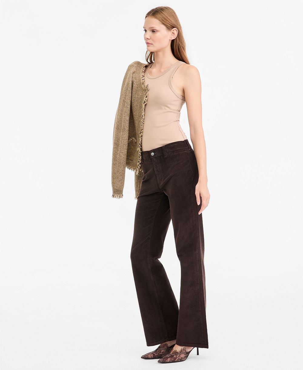 Kobi Halperin Women's Luelle Corduroy High-Waist Straight-Leg Pants, Macy's Exclusive