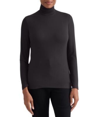 Jones New York Women's Shirred Pullover Turtleneck Top