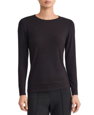 Женская футболка Jones New York Long-Sleeve Crewneck