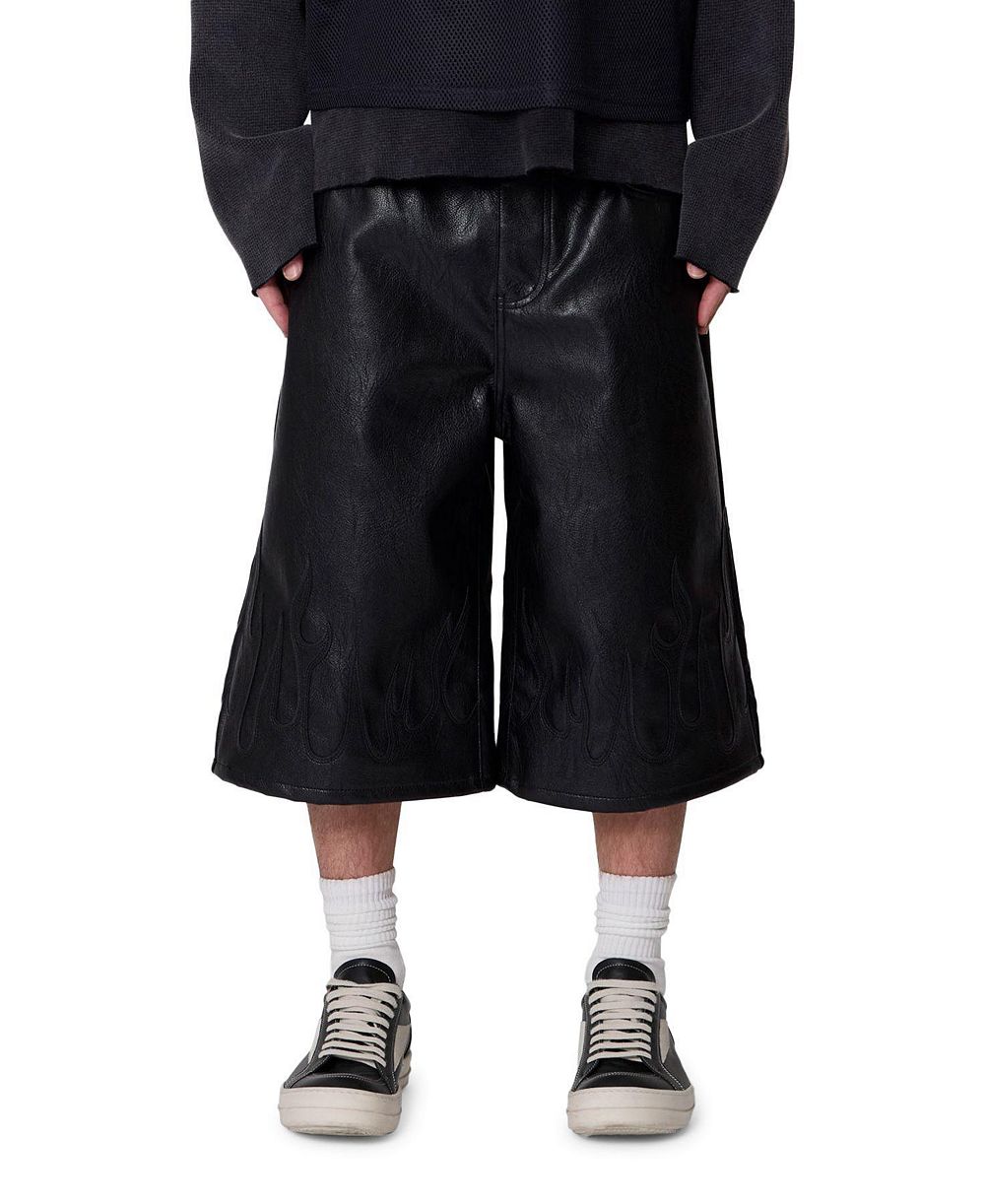 Мужские шорты mnml Ultra Baggy Leather Flame
