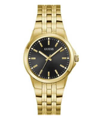 GUESS Мужские кварцевые часы Gold-Tone Stainless Steel 39 mm