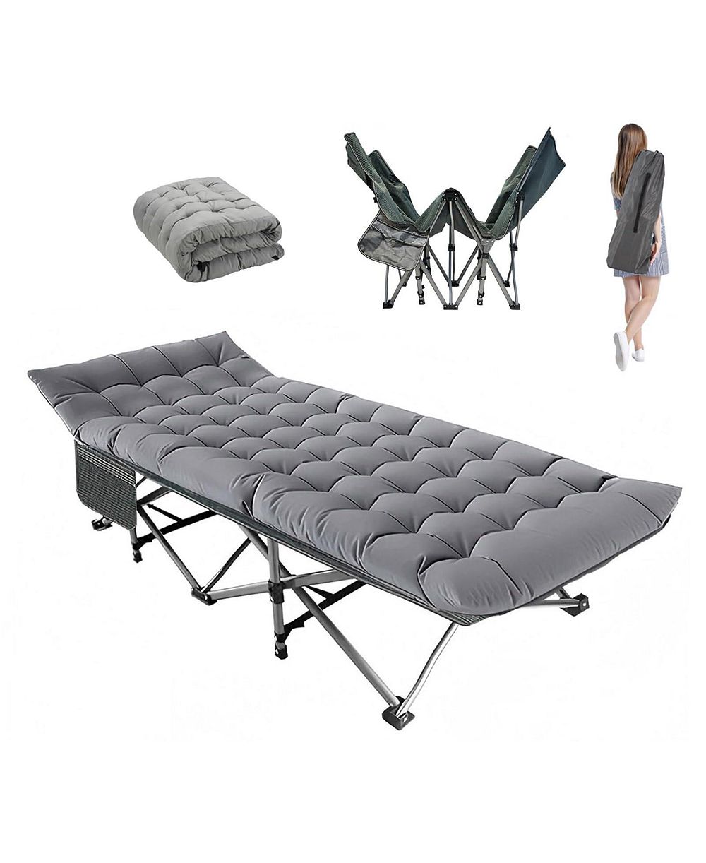 AOFAR 28'' Camping Rollaway Bed Adult Portable Folding Sleeping Bag
