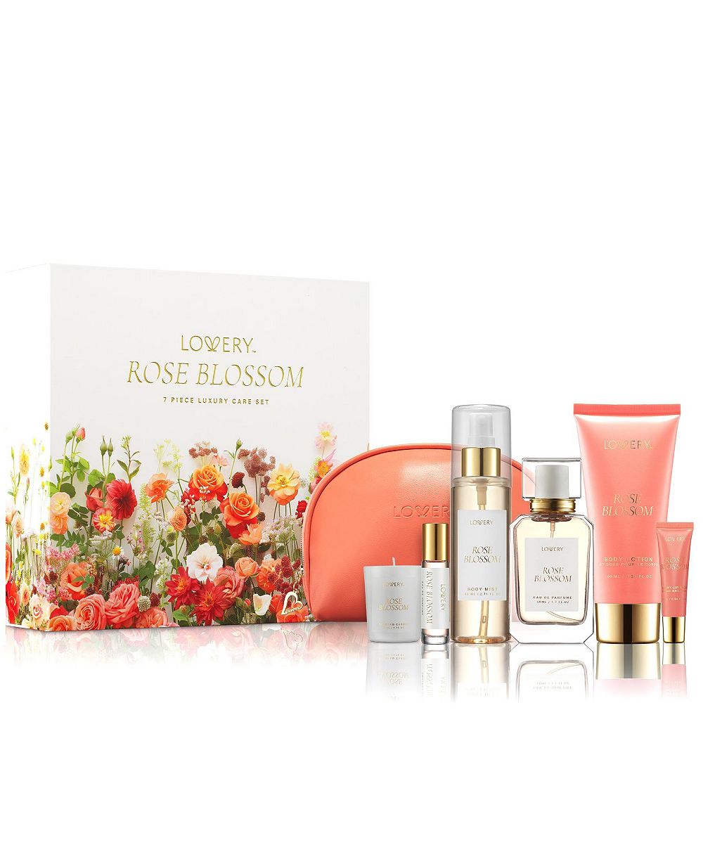 Lovery набор для ванны и ухода за телом Rose Blossom, 8 предметов
