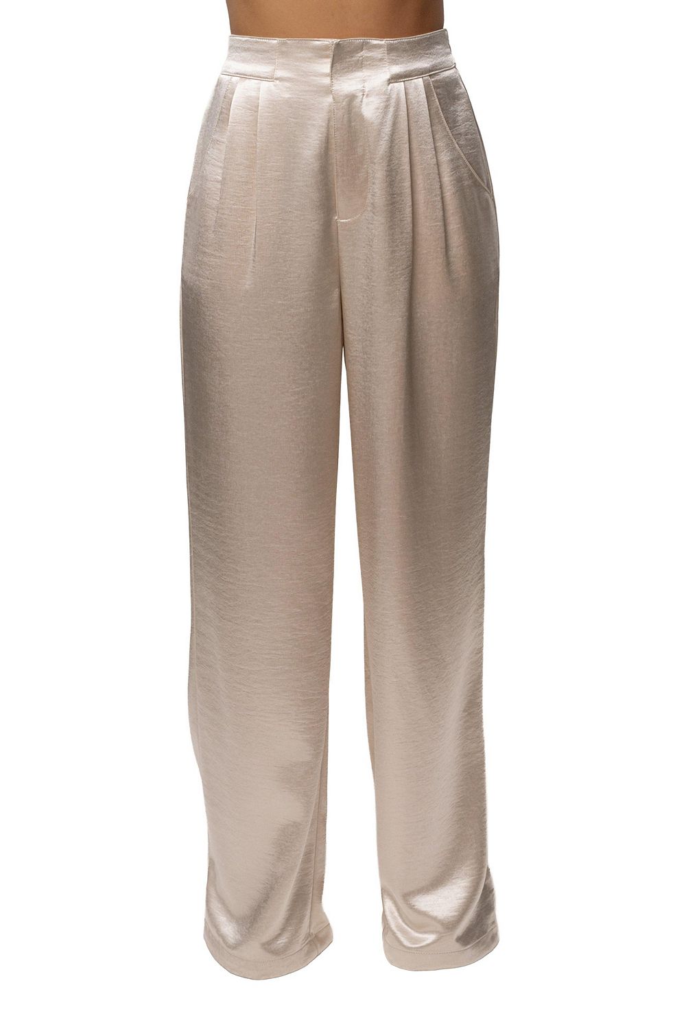 JLUXLABEL Womens Thea Satin Pants