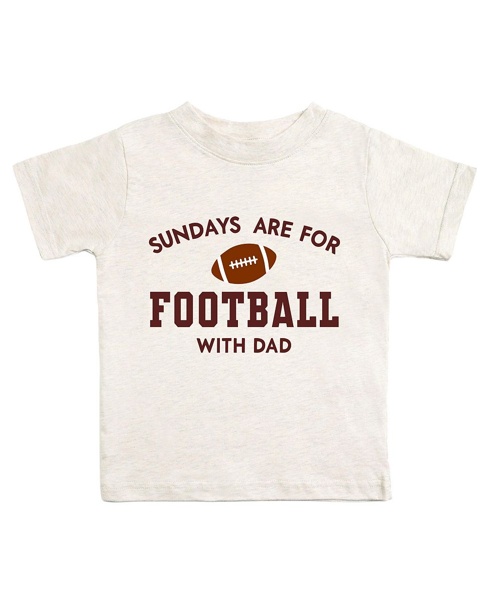 Детское футболка Sweet Wink Sundays Are For Football Short Sleeve