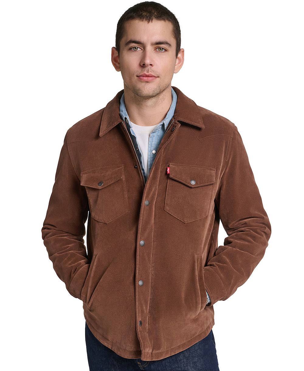 Levi's® Men's Faux Suede Western Shirt Jacket