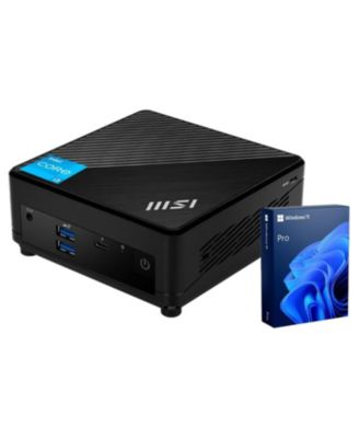 MSI Cubi 5 Mini настольный компьютер Intel Core i3 16GB RAM Intel UHD Graphics 512GB SSD Windows 11 Pro