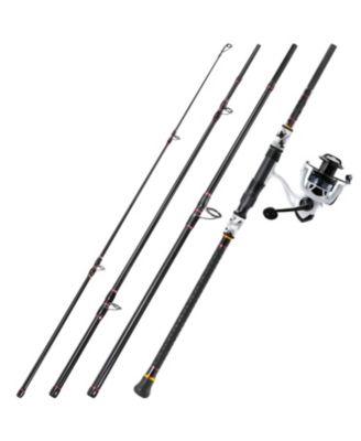 AOFAR 11feet Surf Fishing Rod Reel Combo 4-Piece Spinning With 5000 Size Reel