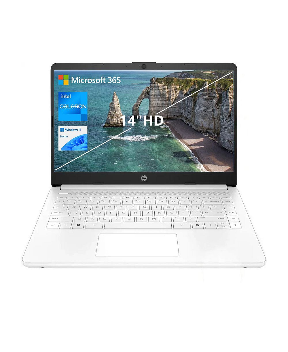 HP Essential 14" ноутбук Intel Celeron N4500 8GB RAM Intel UHD Graphics 64GB eMMC Windows 11 Home HD 60Hz
