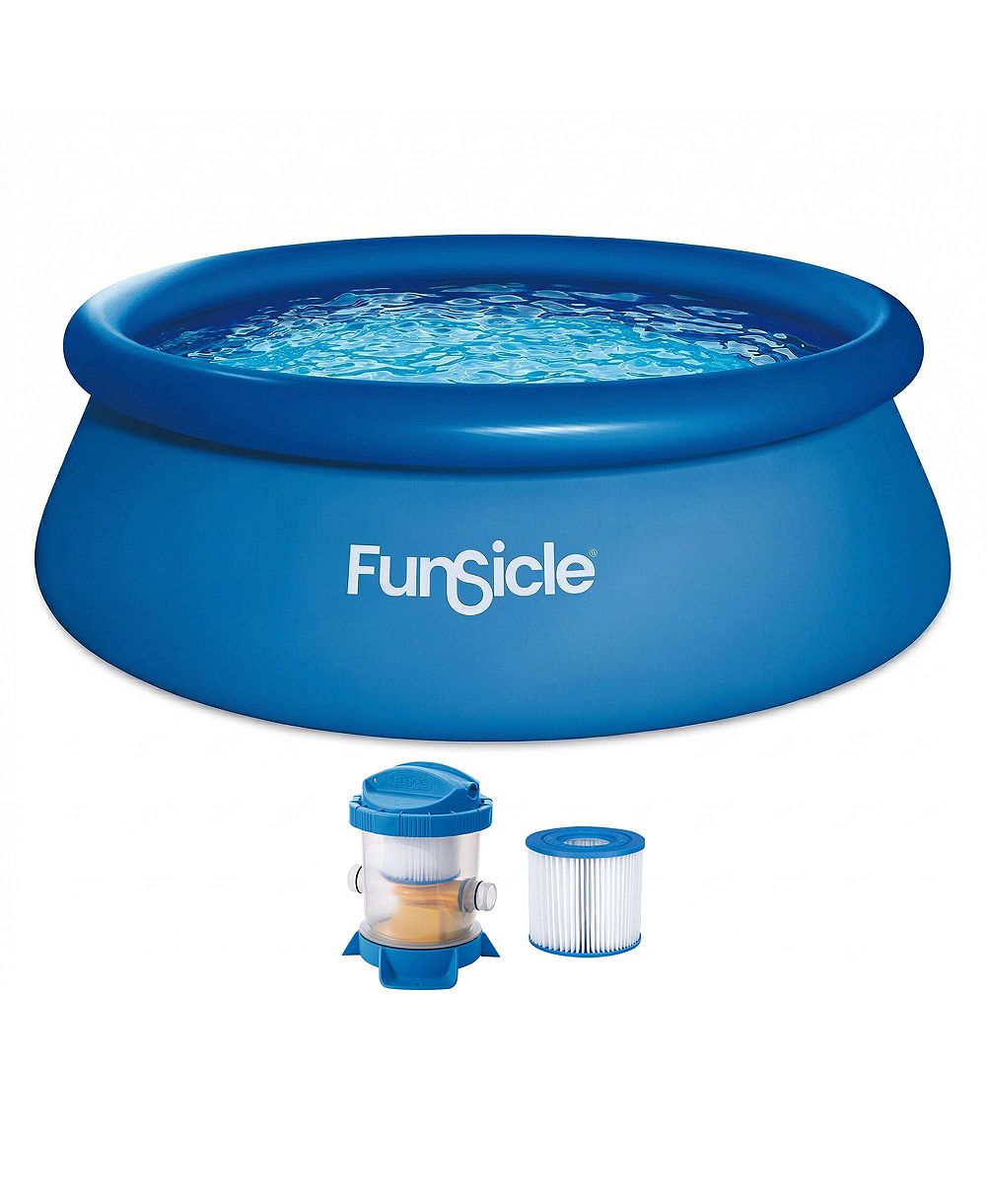 Funsicle надувной бассейн для открытого пространства QuickSet 12' x 36" с насосом