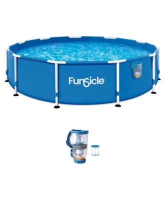 Funsicle 12' x 30" Outdoor Activity Round Frame Above Ground Swimming Pool Set