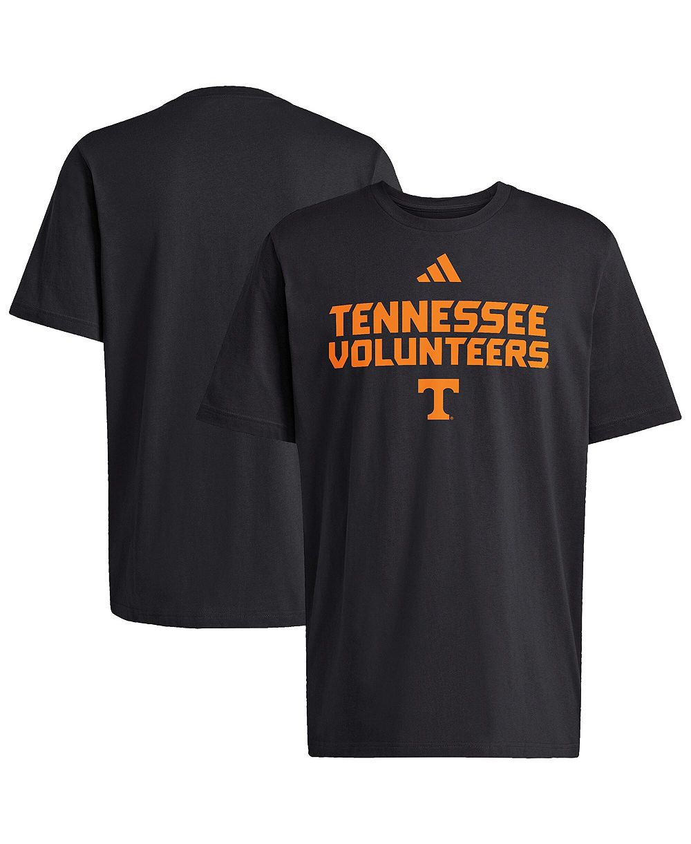 Adidas Мужская футболка Black Tennessee Volunteers Wordmark