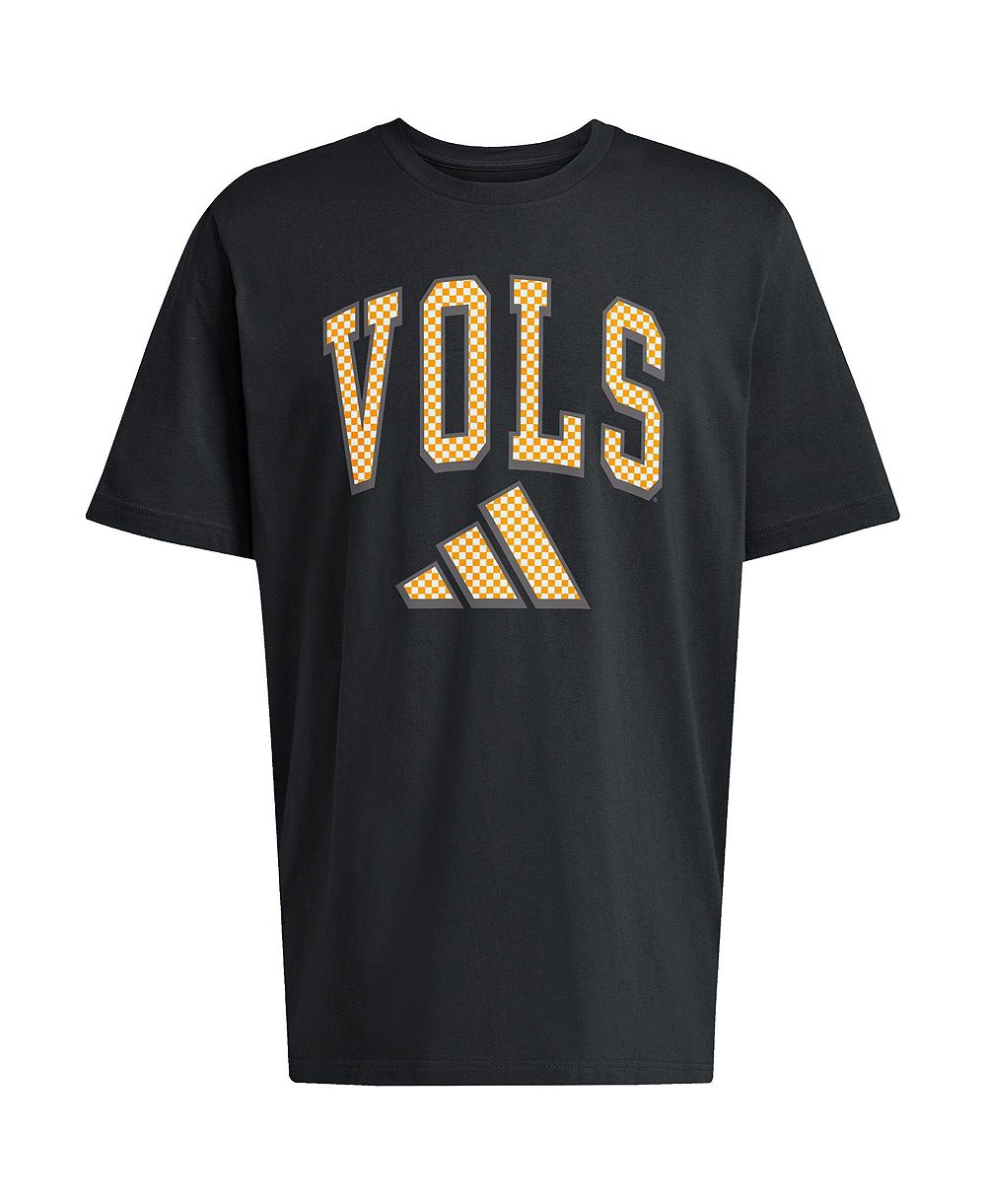 Adidas Men's Black Tennessee Volunteers Checker Fresh T-Shirt