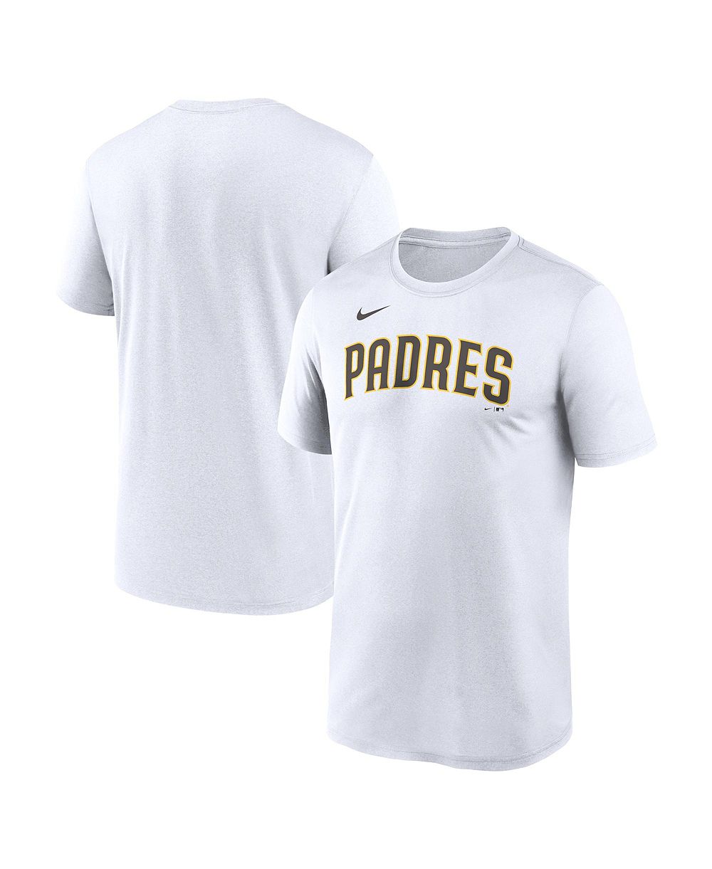 Футболка Nike Men's White San Diego Padres New Legend Wordmark Dri-FIT