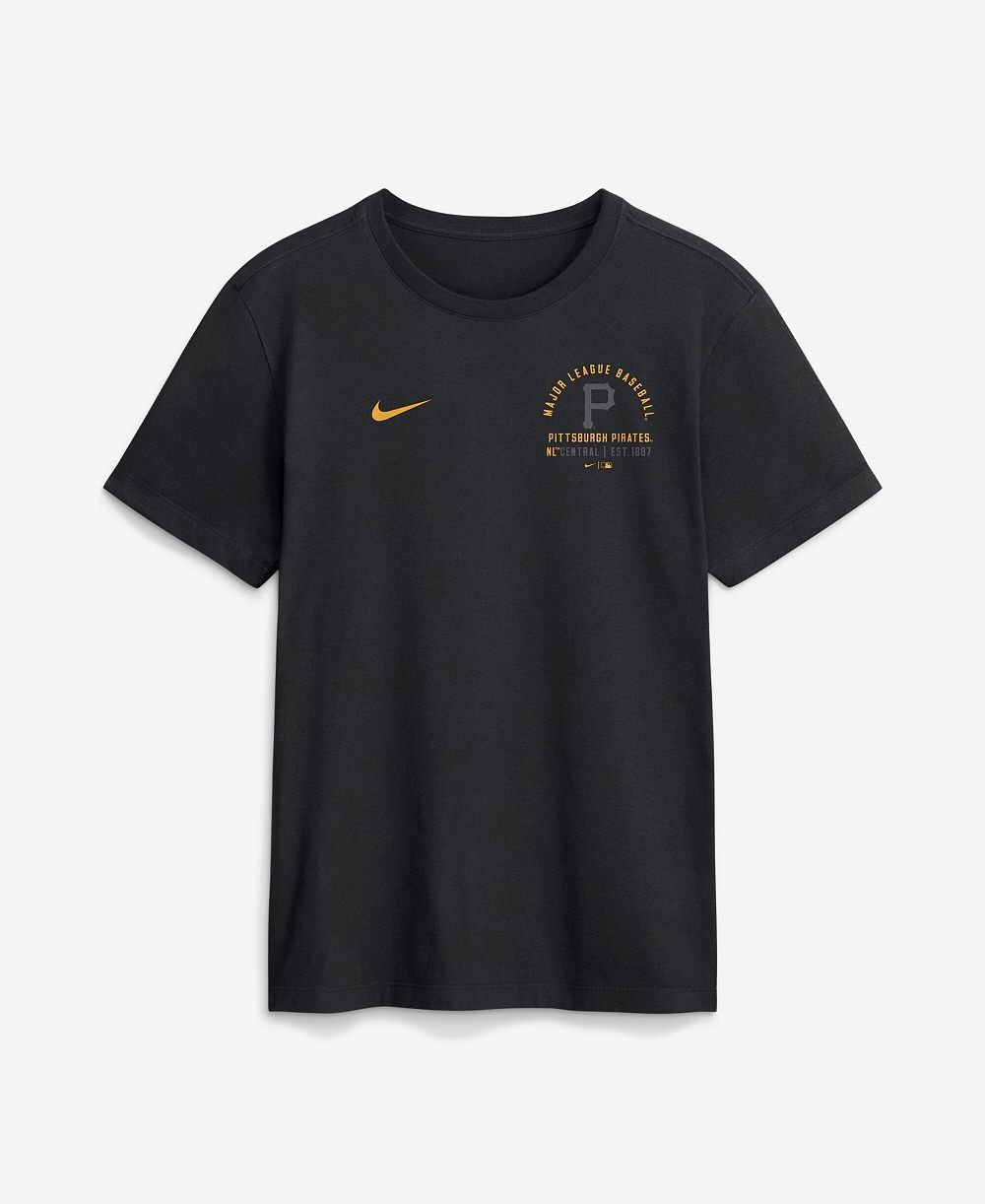 Nike Pittsburgh Pirates Split Logo T-Shirt Мужская