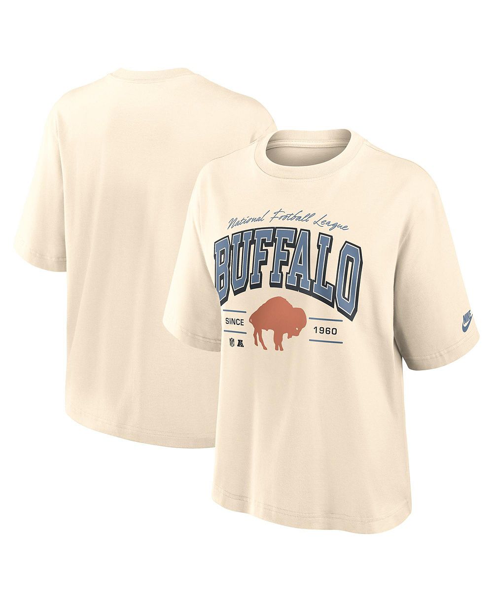 Nike Женская футболка в стиле винтаж Buffalo Bills Cream Mod Boxy