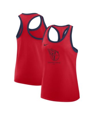Женский топ Nike Women's Red Cleveland Guardians Tri-Blend Dri-FIT Racerback