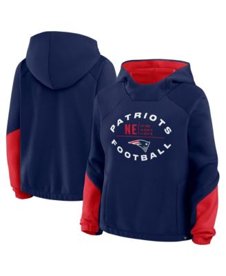 Женская толстовка Fanatics New England Patriots Redzone Bubble Screen Oversized Pullover Hoodie