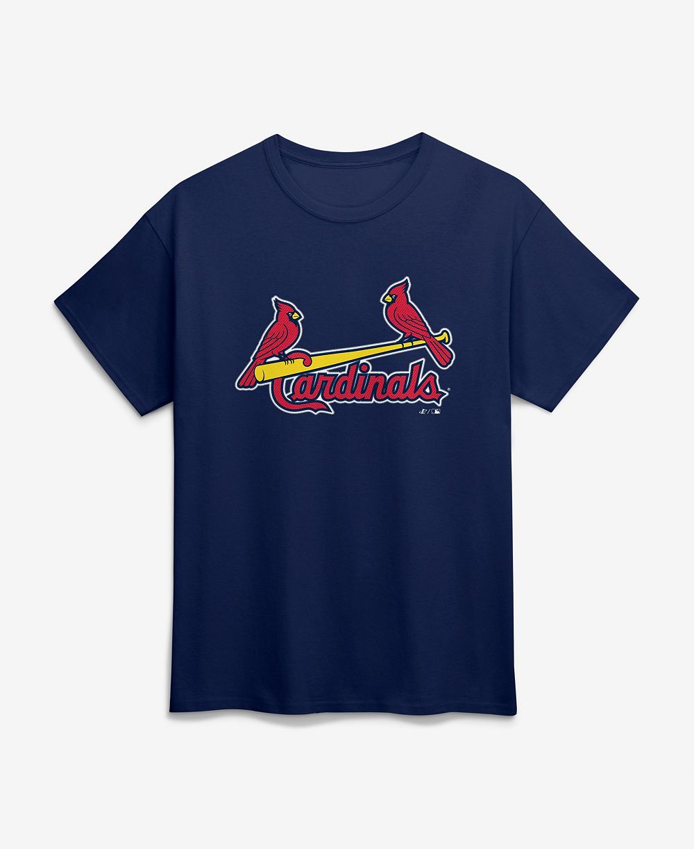 Logo Athletic Мужская футболка Navy St. Louis Cardinals Wordmark