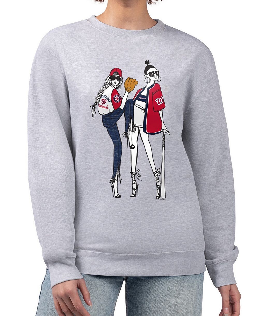 Женская флисовая толстовка G-III 4Her by Carl Banks Washington Nationals Baseball Girls