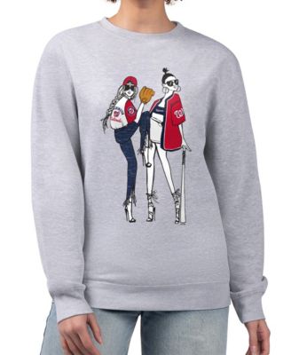 Женская флисовая толстовка G-III 4Her by Carl Banks Washington Nationals Baseball Girls