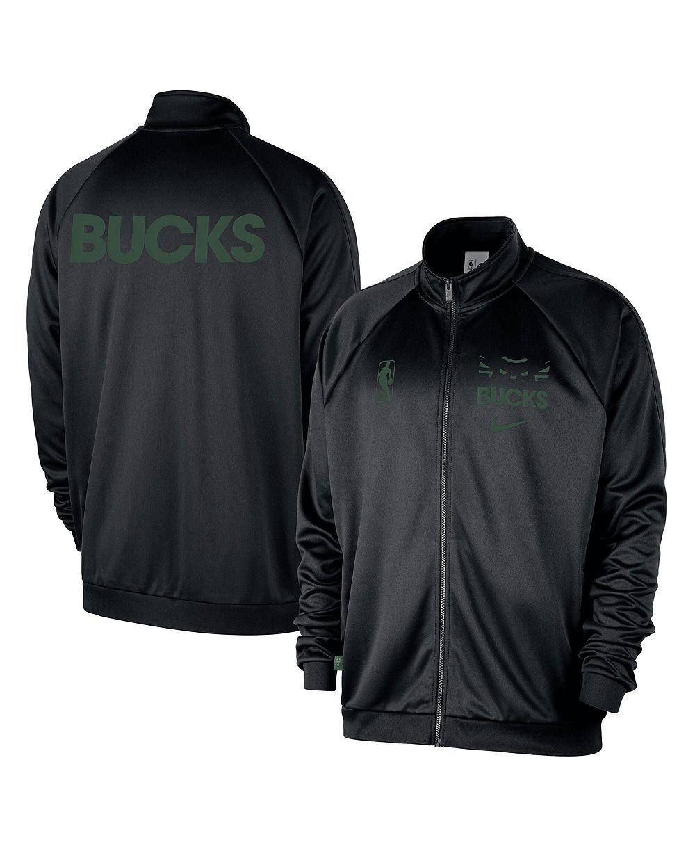 Nike Мужская спортивная куртка Milwaukee Bucks Courtside Pique Club Full-Zip, Black