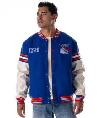 The Wild Collective Мужская и женская университетская куртка New York Rangers, синяя