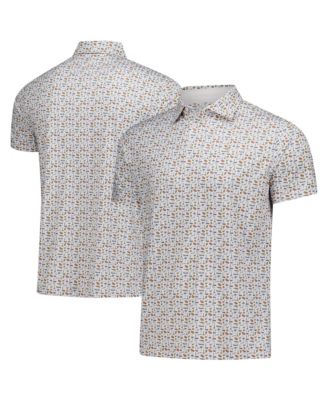 Мужская рубашка поло Barstool Golf White THE PLAYERS Florida Garb с принтом