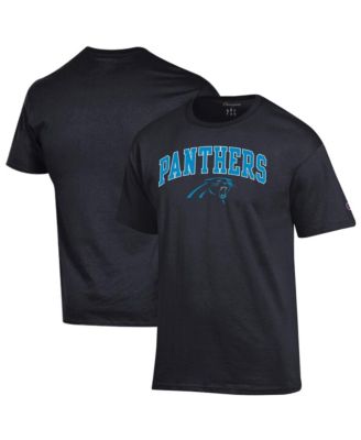 Мужская футболка Champion черного цвета с логотипом Carolina Panthers