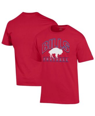 Champion Men's Red Buffalo Bills Jersey T-Shirt
