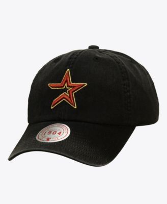 Mitchell & Ness Мужская и Женская регулируемая кепка Black Houston Astros 1904 Soft Wash Cooperstown