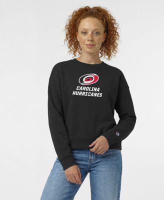 Champion Женское черное худи Carolina Hurricanes Wordmark Lockup Powerblend