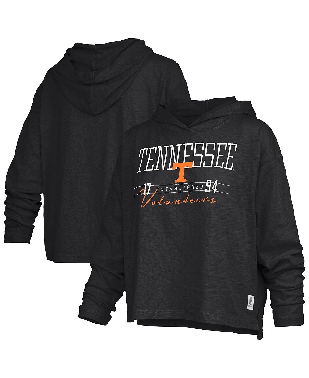 Pressbox Женская футболка long-sleeve hooded Tennessee Volunteers Castillo Slub Black