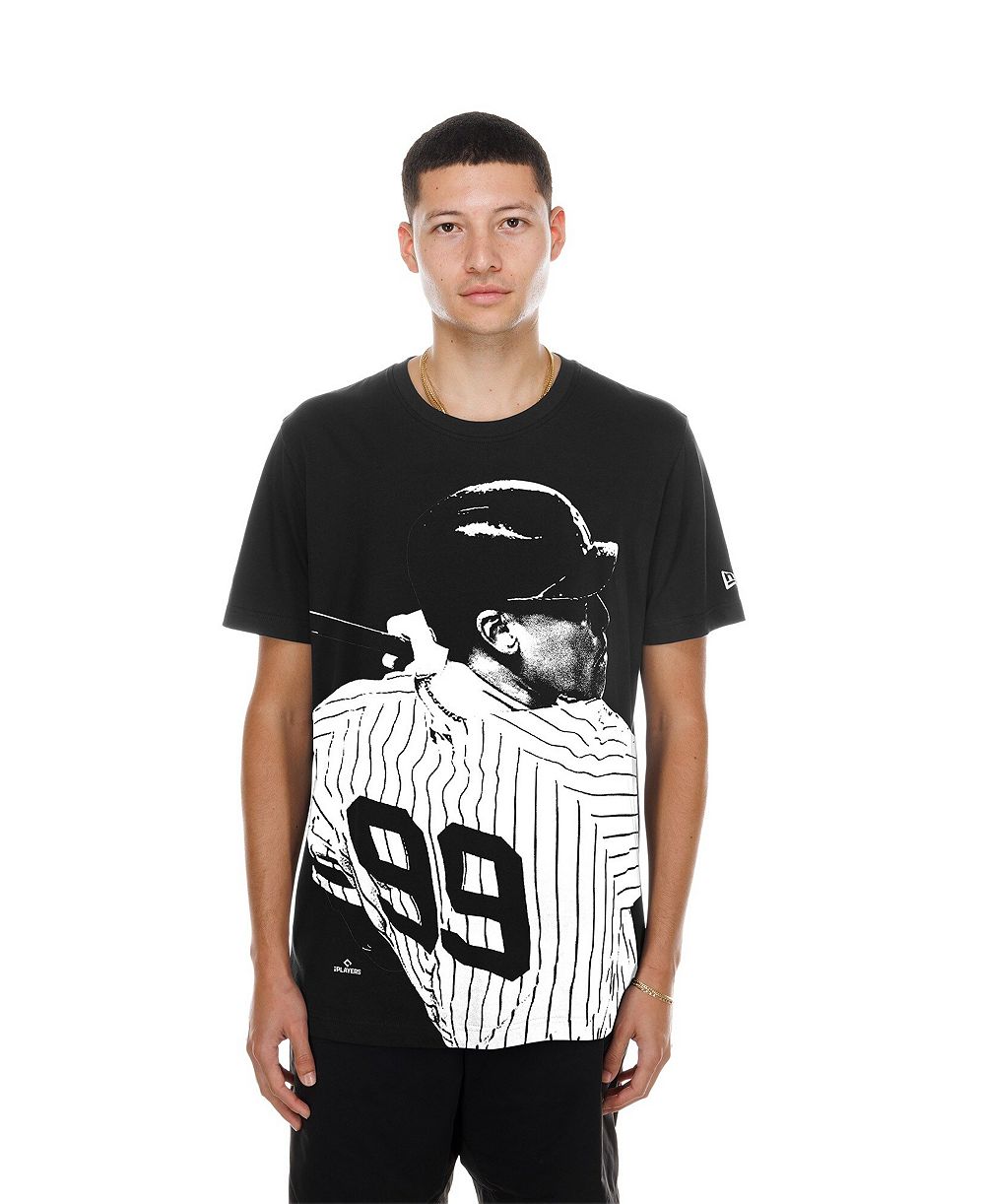 New Era Men's Aaron Judge Black New York Yankees Oversized Graphic T-Shirt