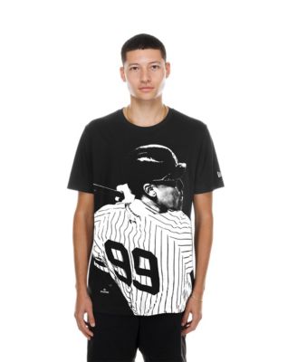 Мужская футболка New Era Aaron Judge Black New York Yankees Oversized Graphic
