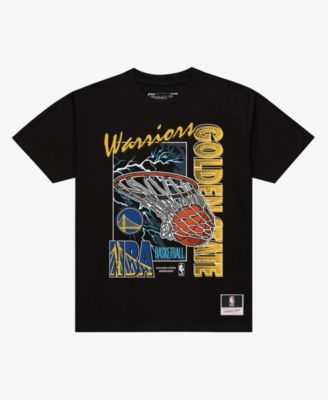 Мужская футболка Mitchell & Ness Golden State Warriors Lightning Swish, черная